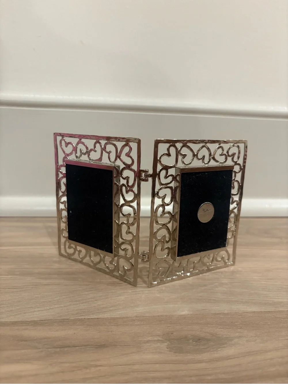 Michael Aram Silver Double Heart Frame